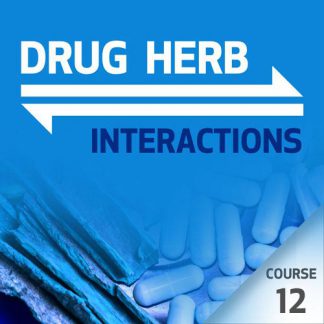 Drug-Herb Interactions - Course 12