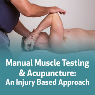 Manual Muscle Testing & Acupuncture: An Injury Based Approach
